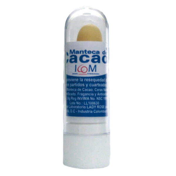 MANTECA DE CACAO LABIAL 12 UND ICOM