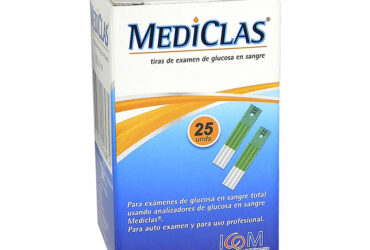 TIRAS REACTIV GLUCOM.MEDICLAS 25UND ICOM