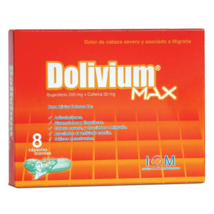 DOLIVIUM MAX 200/30 MG 8 CAPSULAS ICOM