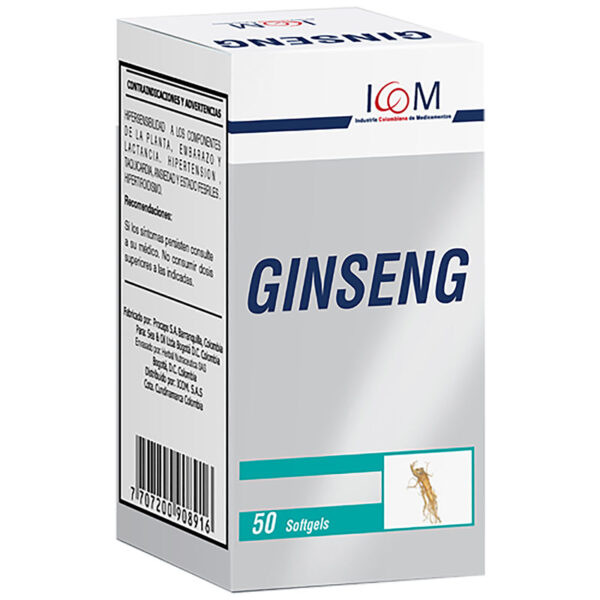 GINSENG 50 CAPSULAS BLANDAS ICOM