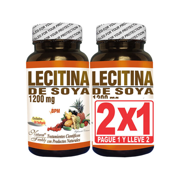 LECITINA DE SOYA 50 PERLAS NF 2X1
