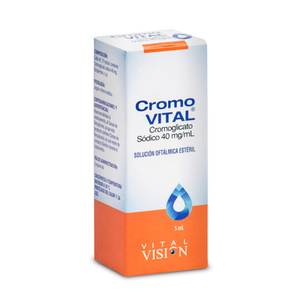 CROMOVITAL 4% OFTALMICO 5 ML VT