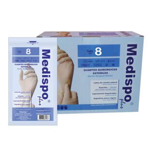 GUANTE CIRUJIA ESTERIL MEDISPO T.8