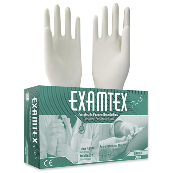 GUANTE EXAMTEX PROTEX 100 UND T.L