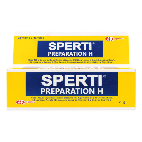SPERTI PREPARATION H 20 GR(PAE)