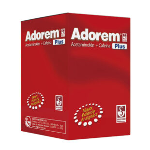 ADOREM PLUS ACETAMINOFEN+CAFEINA 100TBS