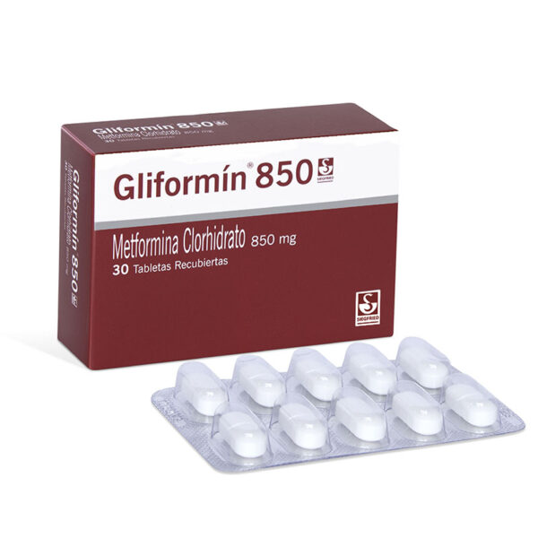 GLIFORMIN METFORMINA 850 MG 30 TAB (PB)