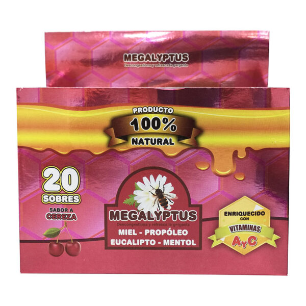 MEGALYPTUS CEREZA 400MG 80 UND