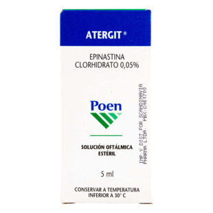 ATERGIT 05 % SOLUCION OFTALMICA 5 ML