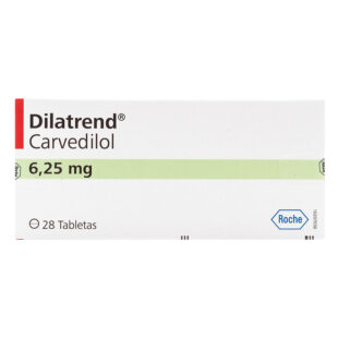 DILATREND 6.25 MG 28 TABLETAS