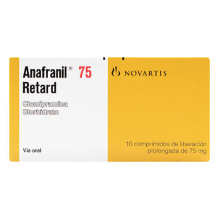 ANAFRANIL 75 MG 10 GRAGEAS RETARD (M)