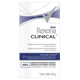 DTE.REXONA CLIN CREMA CLEAN MEN 48 GR H