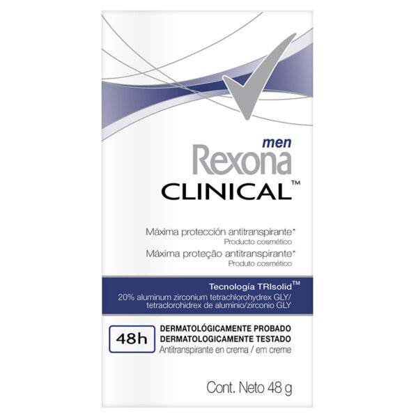 DTE.REXONA CLIN CREMA CLEAN MEN 48 GR H