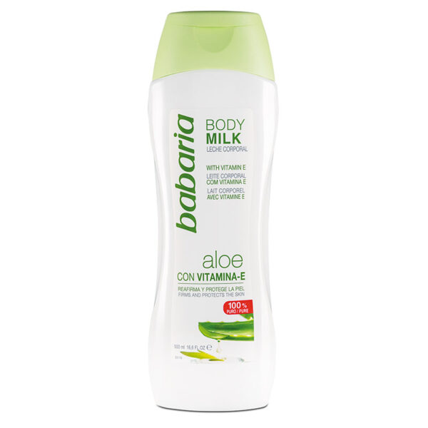 CREMA BABARIA BODY MILK ALOE 500 ML LB