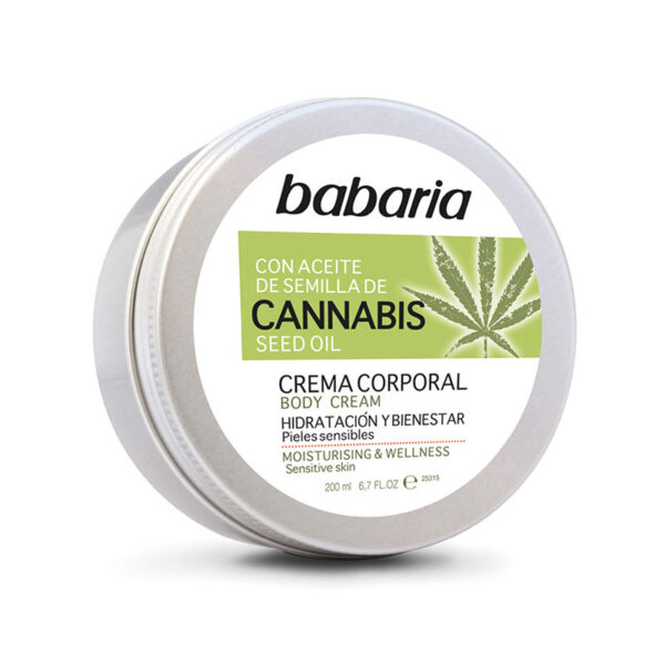 CREMA CORPORAL BABARIA CANNABIS 200 ML
