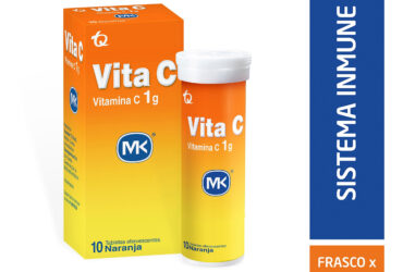 VITAMINA VITA C 1G. NARANJA EFE.10TBS MK