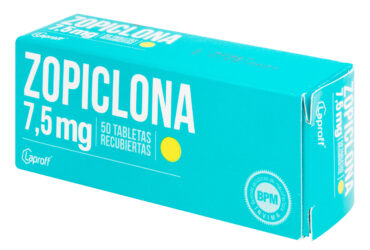 ZOPICLONA 7.5 MG 50 TABLETAS LP