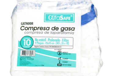 COMPRESA ALFA 45X45 NO ESTERIL 10 UND