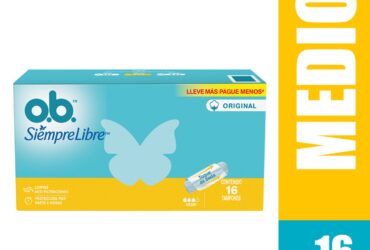 TAMPON OB SIEMPRE LIBRE ORI MEDIO 16 UND